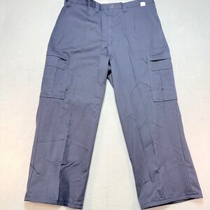 Dickies‎ Cargo Work Pants Relaxed Fit Cotton Blend Blue 38x28